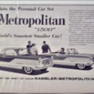 1960 American Motors Metropolitan car ad