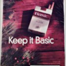 1998 Basic Cigarettes Christmas ad