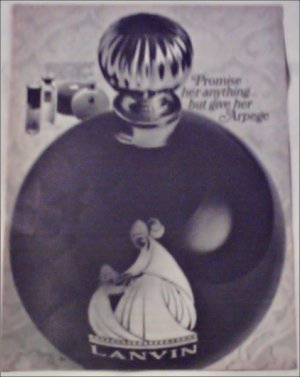Arpege Lanvin Perfume ad
