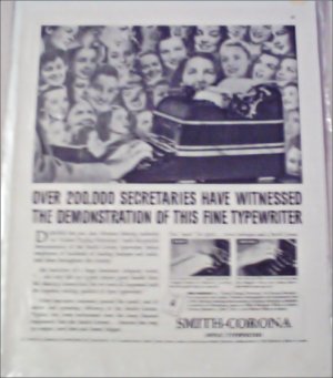 Smith-Corona Correct Typing Technique ad