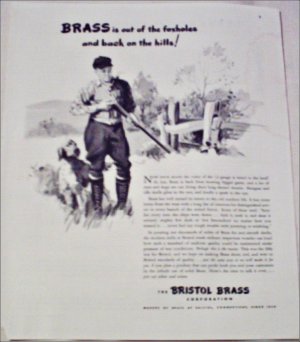 Bristol Brass Postwar Production ad
