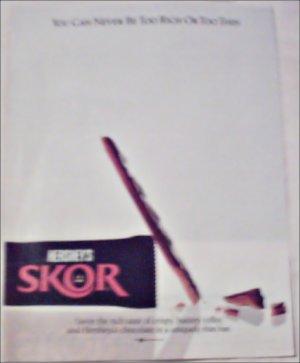 1998 Hershey's Skor Candy Bar ad