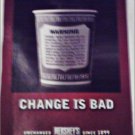 1998 Hershey's Candy Bar Coffee Cup ad