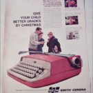 1960 Smith-Corona Galaxie Portable Typewriter ad