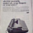 1966 Smith-Corona Electra 110 Electric Typewriter ad