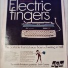1967 Smith-Corona Electra 110 Electric Typewriter ad