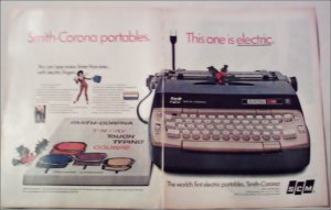 1967 Smith-Corona Electra 110 Electric Typewriter Christmas ad