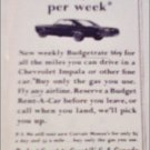 1965 Budget Rent A Car ad