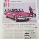 1961 American Motors Rambler Classic CC 4 dr stationwagon ad