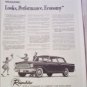 1961 American Motors Rambler American 2 dr sedan car ad