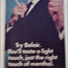 1967 Belair Cigarettes ad