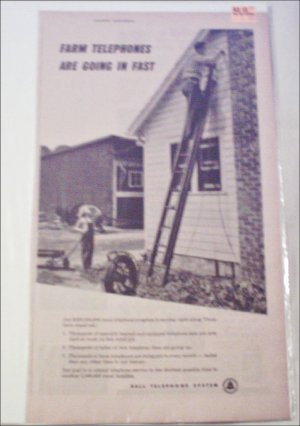 1946 Bell Telephone Farm Fast ad
