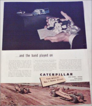 1953 Caterpillar Tractor Company ad