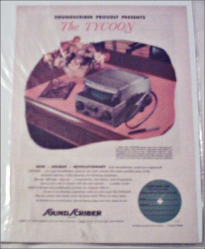 Soundsciber Tycoon Dictation Machine ad