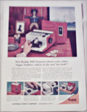 1957 Kodak 300 Projector ad