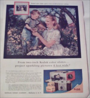 1957 Kodak Color Slides ad