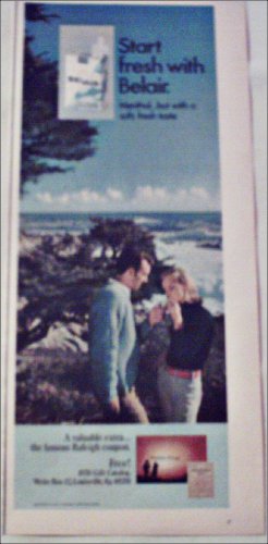 1970 Belair Cigarettes Fresh ad #1