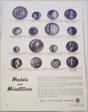 1946 Bell Telephone Medals ad
