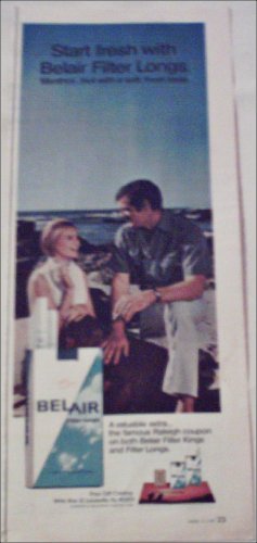 1970 Belair Cigarettes Fresh ad #3