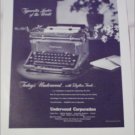 1947 Underwood Typewriter ad