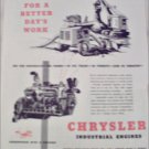 Chrysler Industrial Engines ad