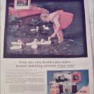 1957 Kodak Color Slides Ducks ad