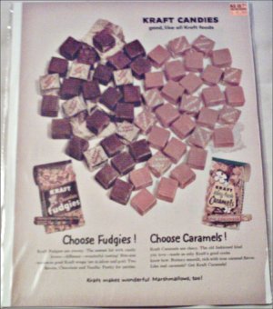 1959 Kraft Candies ad