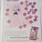 1959 Kraft Caramels ad featuring Daisey from Lil Abner