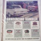 1962 American American Motors Rambler Lineup ad