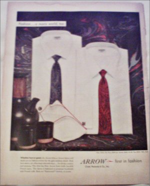 1956 Arrow Glen & Sparta Shirt ad