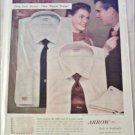 1956 Arrow Ripple Stripes Shirt ad