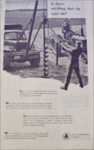 Bell Telephone Powerwagon ad