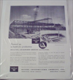 Daniel Construction Company ad