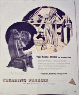 Clearing Machine Corporation Midas ad