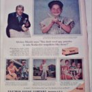1959 Kodak Kodacolor Film ad featuring Mickey Mantle