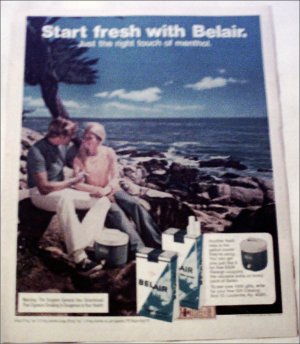 1972 Belair & Belair Filter Longs Cooler ad