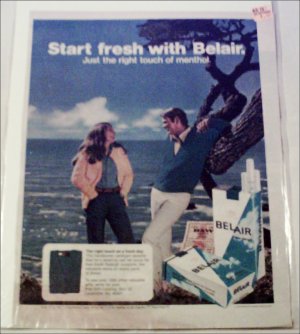 1972 Belair & Belair Filter Longs Sweater ad