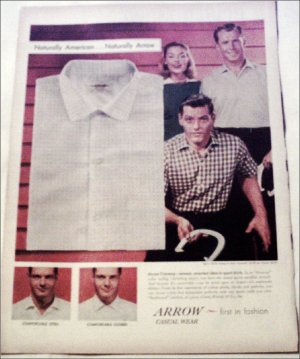 1957 Arrow Trimway Shirt ad