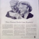 1950 Bell Telephone Pension Checks ad