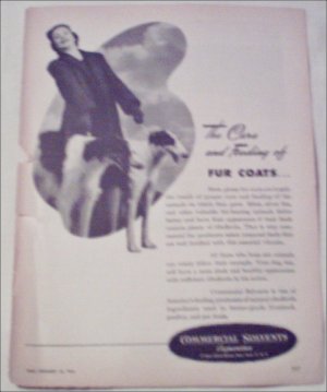 1946 Commercial Solvents Corporation ad