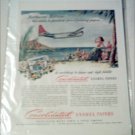 Consolidated Enamel Papers Northwest Airlines ad