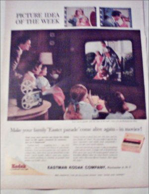 1960 Kodak Movies Easter ad