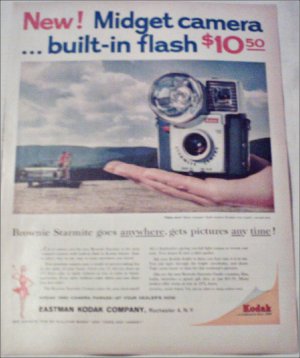 1960 Kodak Brownie Starmite Camera ad