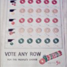 1952 Five Flavor Lifesavers Vote ad