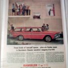 1963 American Motors Rambler Classic 4 dr station car ad