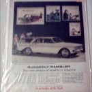 1963 American Motors Rambler Classic Six CC 4 dr stationwagon car ad