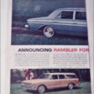 1963 American Motors Rambler Lineup car ad