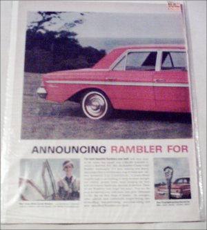1963 American Motors Rambler Classic 770 4 dr sedan car ad