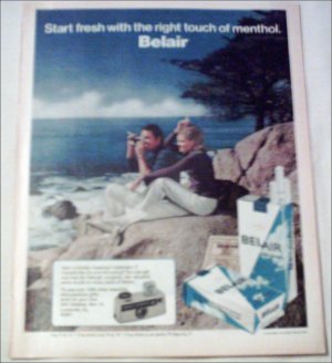 1972 Belair & Belair Filter Longs Camera ad