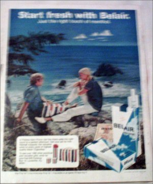 1972 Belair & Belair Filter Longs Picnic Set ad